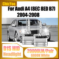 20000LM D1S 35W HID Xenon Lamp Bulbs Car Headlight 12V Auto Lamps 6000K White For Audi A4