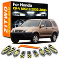 ZITWO 9Pcs LED Interior Dome Map Light Kit For Honda CRV CR-V 2002 2003 2004 200 for Honda MK2 - Canbus LED Car Light
