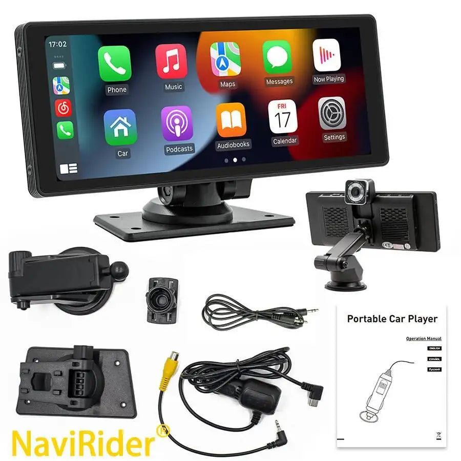10.26inch Android Auto CarPlay Car Radio WiFi GPS FM HD Dvr Bluetooth Multimedia Touch Scr