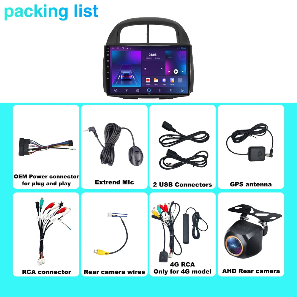 Auto radio For Toyota Passo Daihatsu Boon Sirion Subaru Justy Perodua Myvi Stereo Car Mult