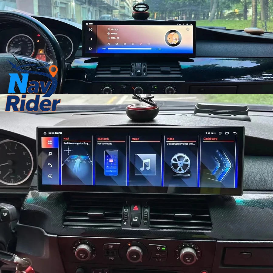 Carplay Car GPS Navigation Head Unit For BMW 3 Series E92 E60 E61 2007-2013 CIC CCC 14.9in | AUTOKITSHOP
