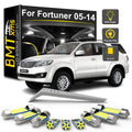 10-Piece LED Interior Light Kit for Toyota Fortuner MK1 I 2005-2007 - Canbus Dome Map Door Trunk Bulbs | AUTOKITSHOP