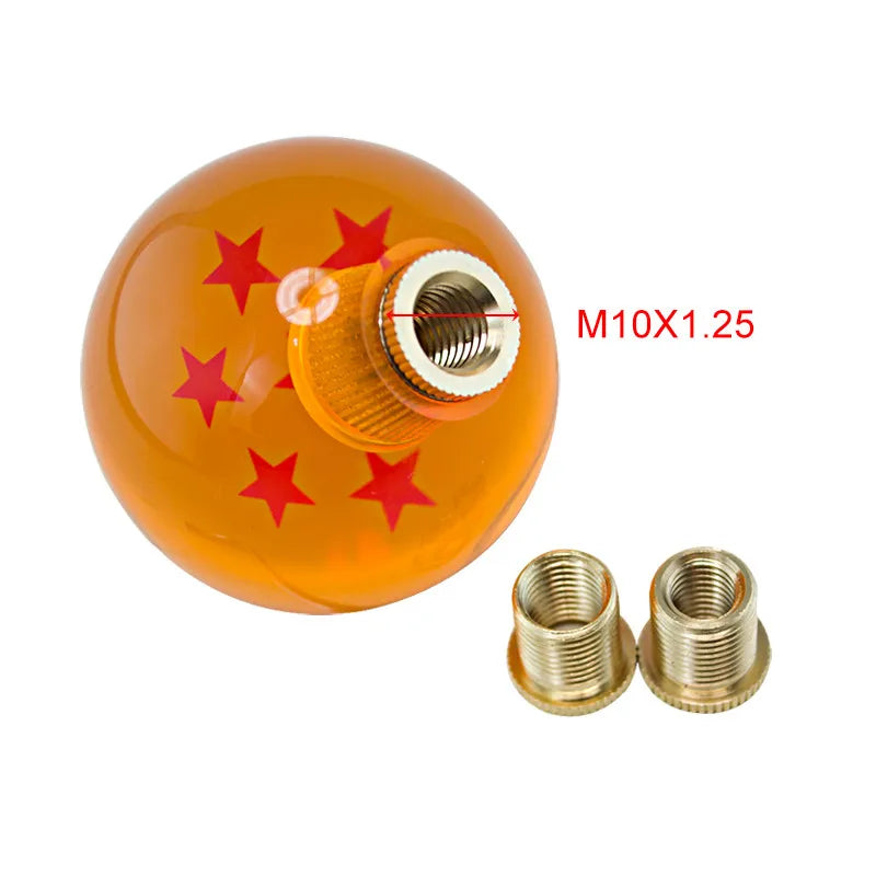 Universal Auto Shift Knob 54mm 7 Star Dragon Gear Shift Knob M12x1.25/M10x1.25/M10x1.5/M8x