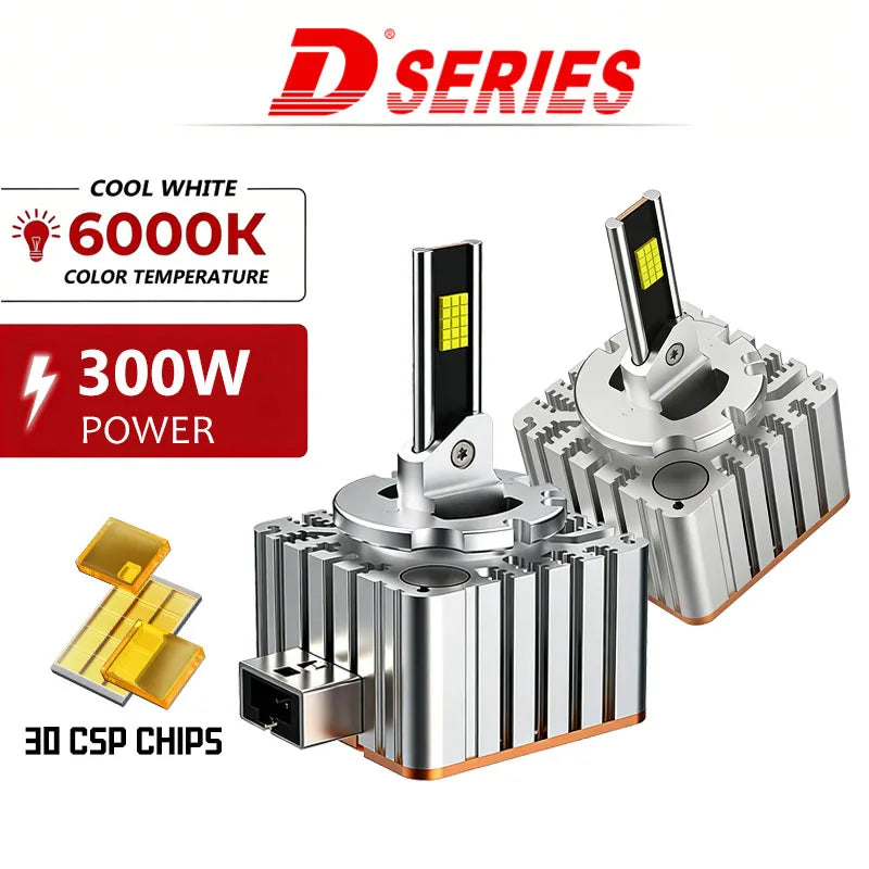 D SERIES D1S LED Headlights Car Light D2S D3S D4S D5S D8S Plug&Play D2R D4R 1:1 Turbo Car