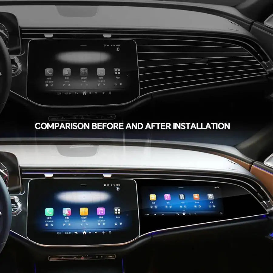 Car Co-pilot Screen Android Auto Carplay For Mercedes Benz E Class E260 E300 W214 2024 Pas | AUTOKITSHOP
