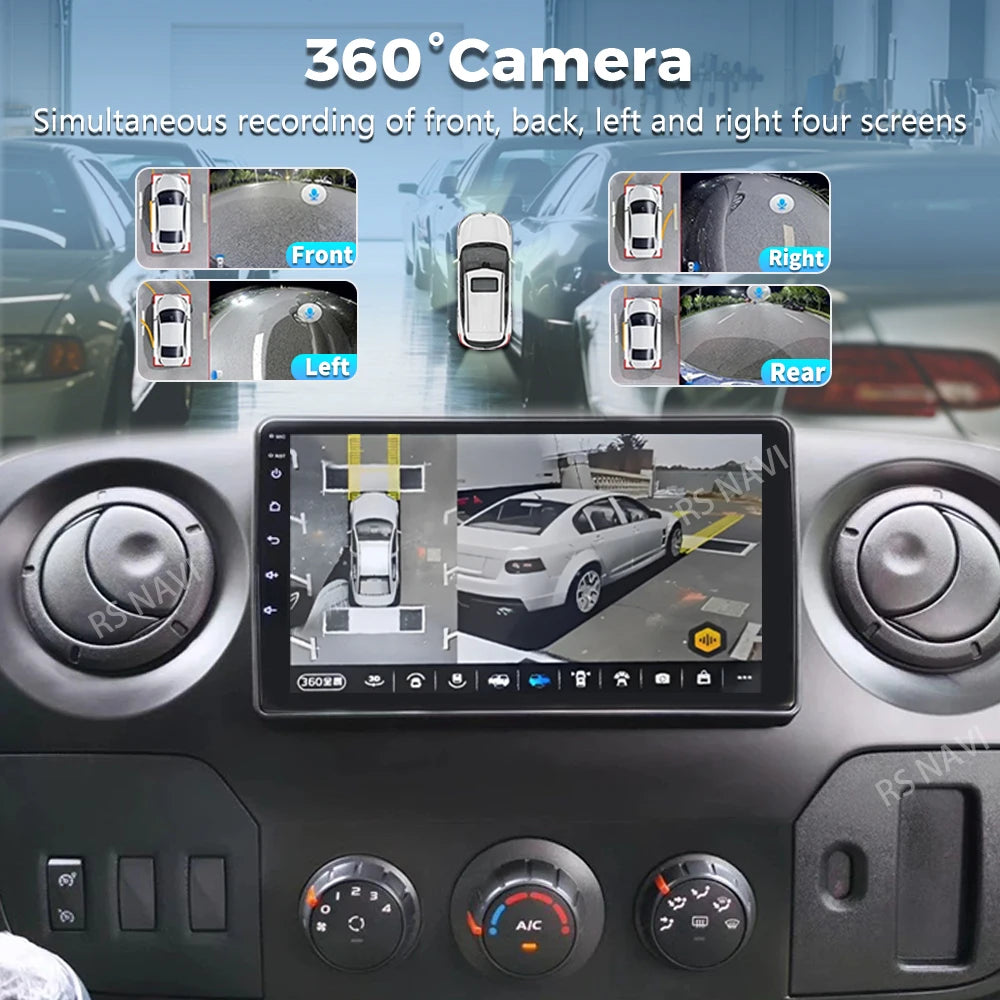 Android 16 For Renault Master Nissan NV400 Opel Movano 2010 - 2021 Stereo Car Radio Multim