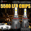 12V H7 Led Canbus Car Light H1 H8 H11 H4 Led Headlight 1300W 6000K 4300K 50000 Hours Turbo