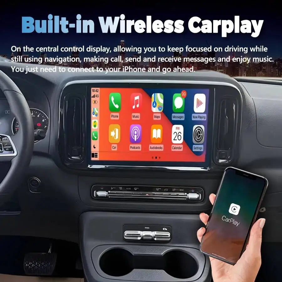 13inch For Mercedes Benz Vito 116 W447 2024 Car Multimedia Video Player Stereo GPS Screen