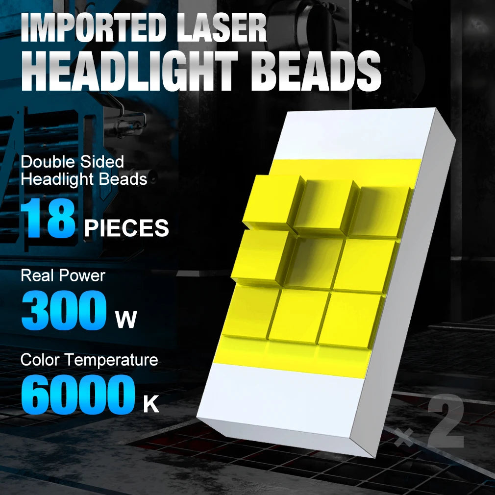 XSTORM H7 LED Lights for Car H1 H11 H4 LED Headlights 400W 80000LM H4 Hight Low Beam H11 F