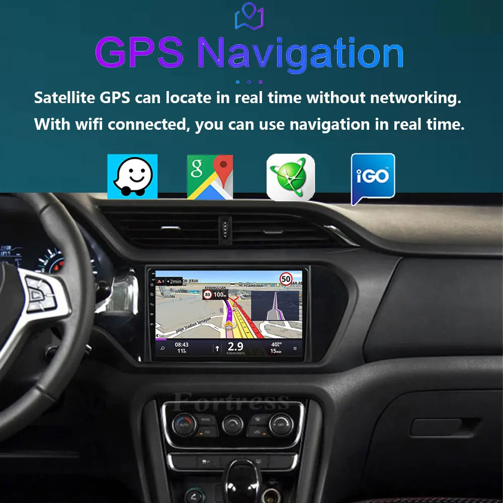 Android 16 Carplay Auto 2K Screen Car Radio Player For Chery Tiggo 3X 3 2 2016 - 2020 Vide