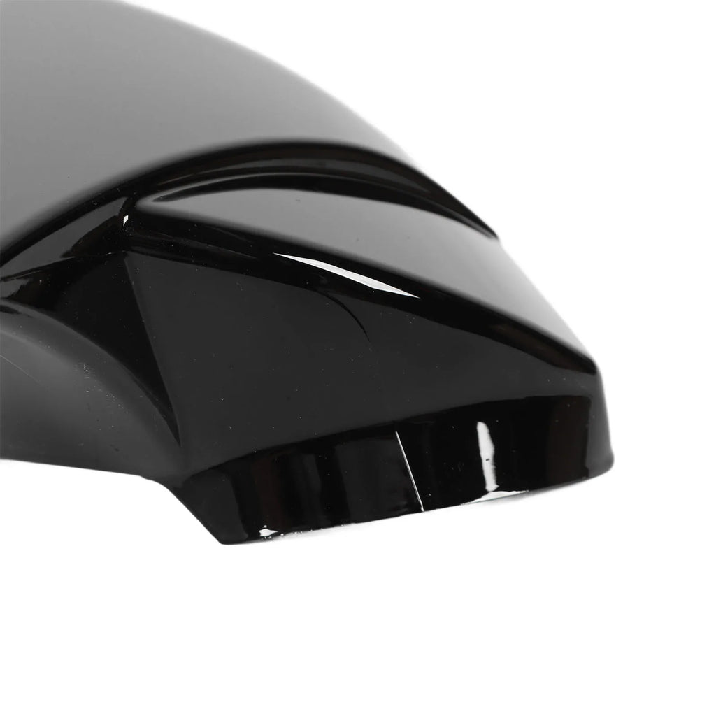 2Pcs Car Side Mirror Cover Rearview Mirror Gloss Black Side Mirror Cover Housing Replacement for - Automotive LED Light