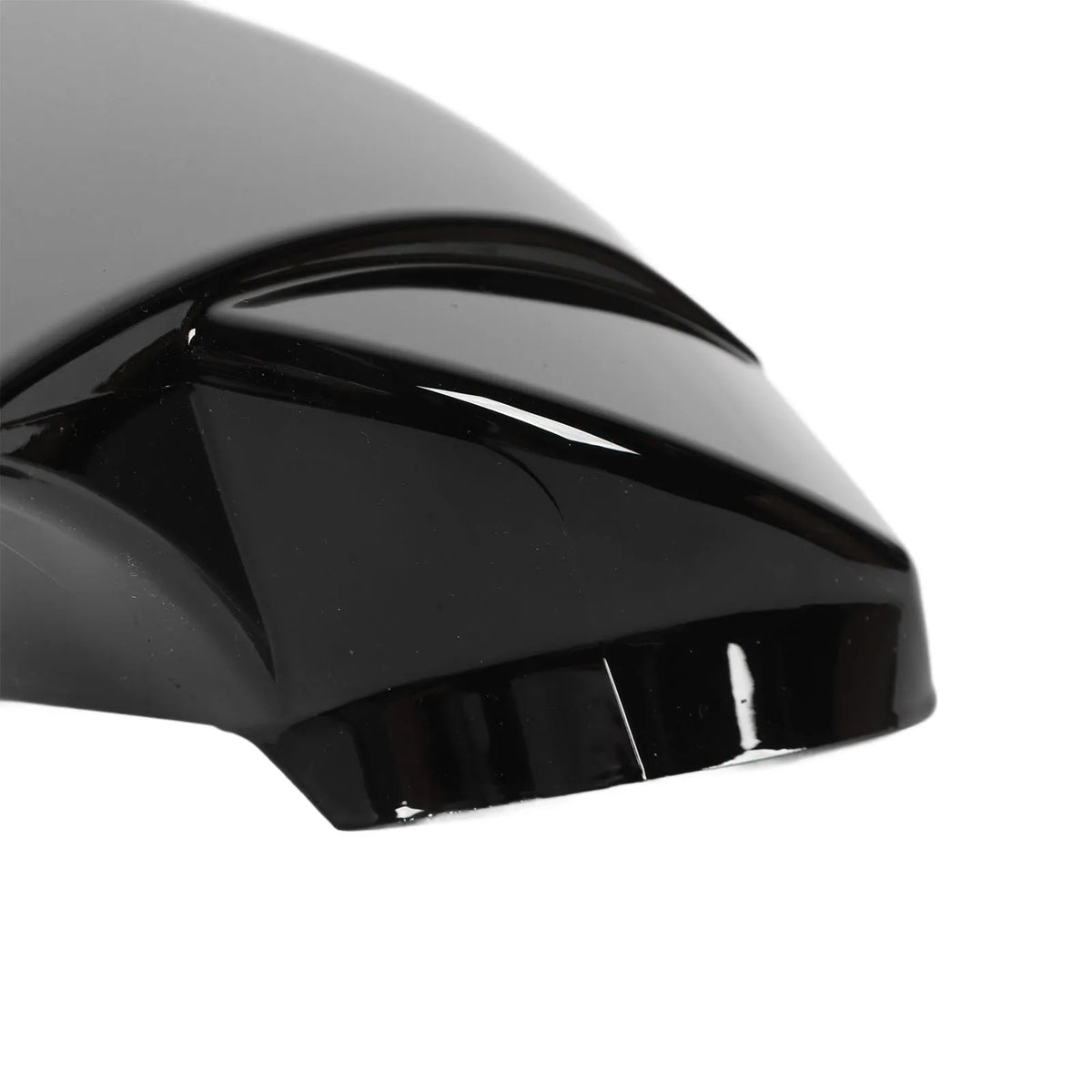 2Pcs Car Side Mirror Cover Rearview Mirror Gloss Black Side Mirror Cover Housing Replacement for - Automotive LED Light