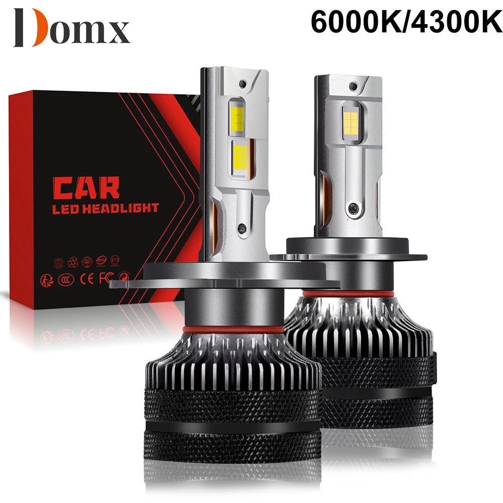 Domx B50 K5C K6C 120W Canbus H4 H7 Car Headlight H1 H8 H9 H11 9005 HB3 9006 HB4 9012 Led B