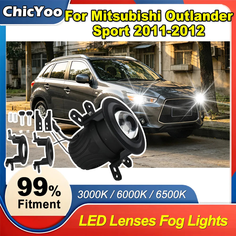 2-inch LED Driving Fog Lamps Projector Spotlight Lens LED Lenses Fog Lights With Stand For