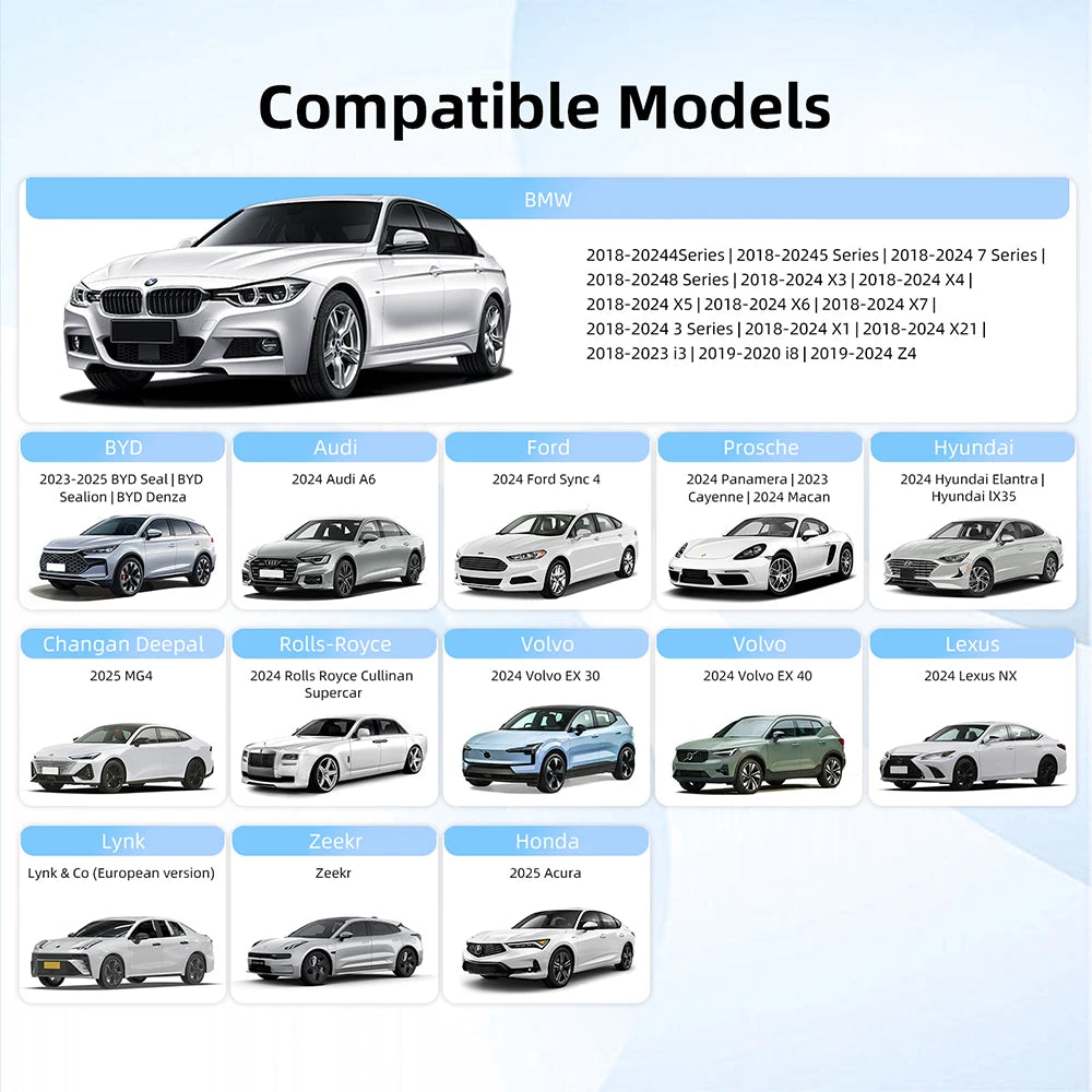 Wireless AI Box For BMW Or Other Car With Wireless CarPlay System Android 13 8GB RAM 128GB | AUTOKITSHOP