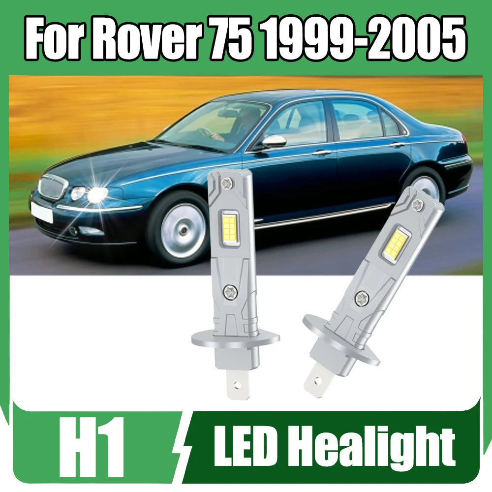 22000LM H1 High Beam Canbus LED Headlight 6000K White Front Headlights 12V For Rover 75 19