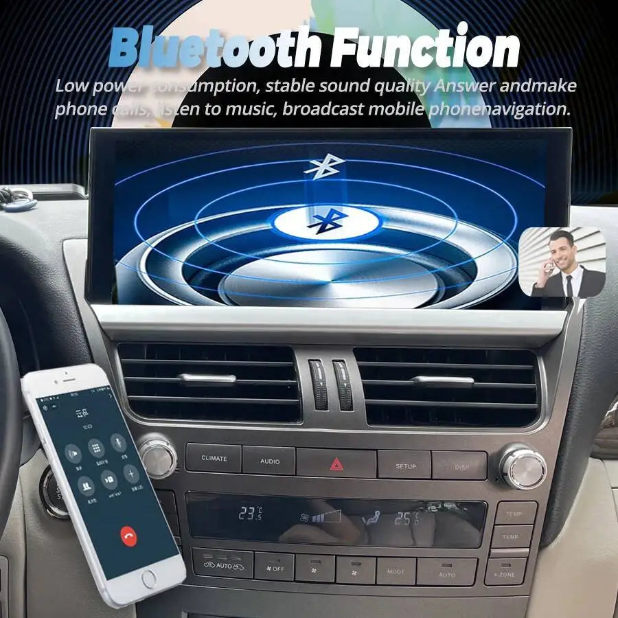 Auto Navigation For Lexus LS460 LS600 2006-2015 GPS Car Radio 12.3inch Android13 Video Pla | AUTOKITSHOP