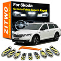 Canbus Car LED Interior Dome Map Light Bulb Kit For Skoda Octavia Fabia Superb 1 for Skoda A7 A5 - Canbus LED Car Light