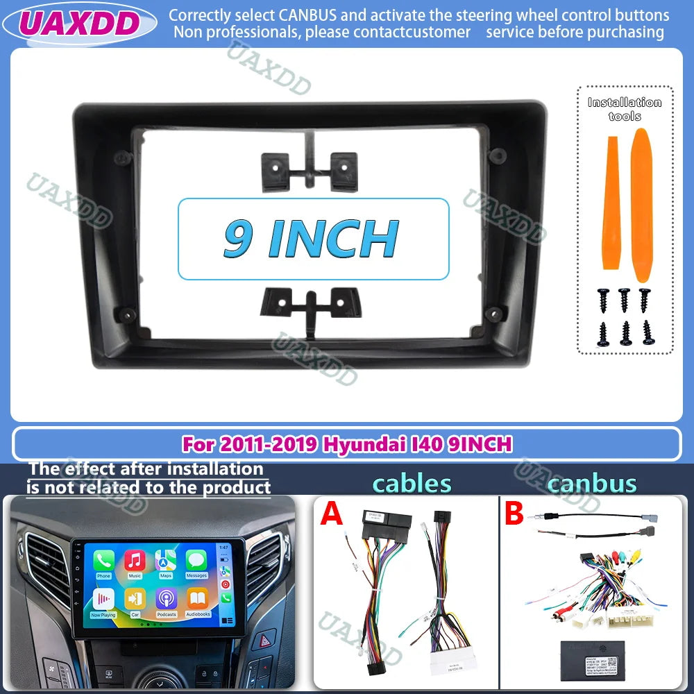 Adaptateur Fascia cadre voiture kit panneau montage tableau bord audio radio Android For 2