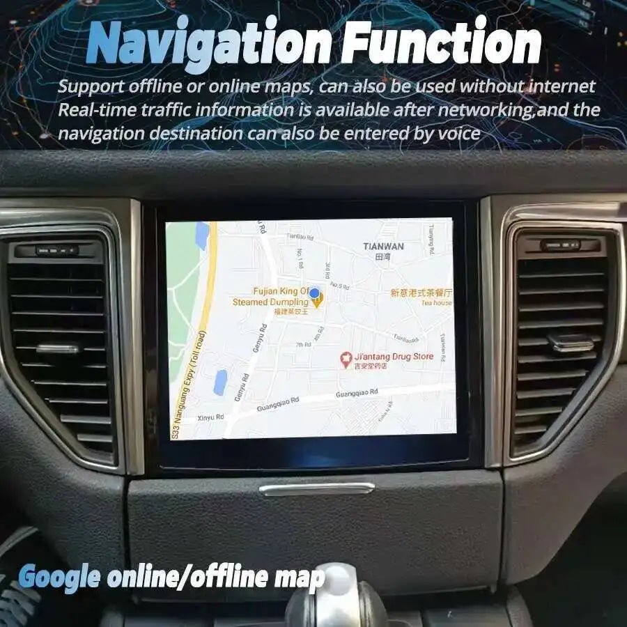 8.4inch For Porsche Macan 2016 2017 Android Car Radio Touch Screen CarPlay GPS Navigation