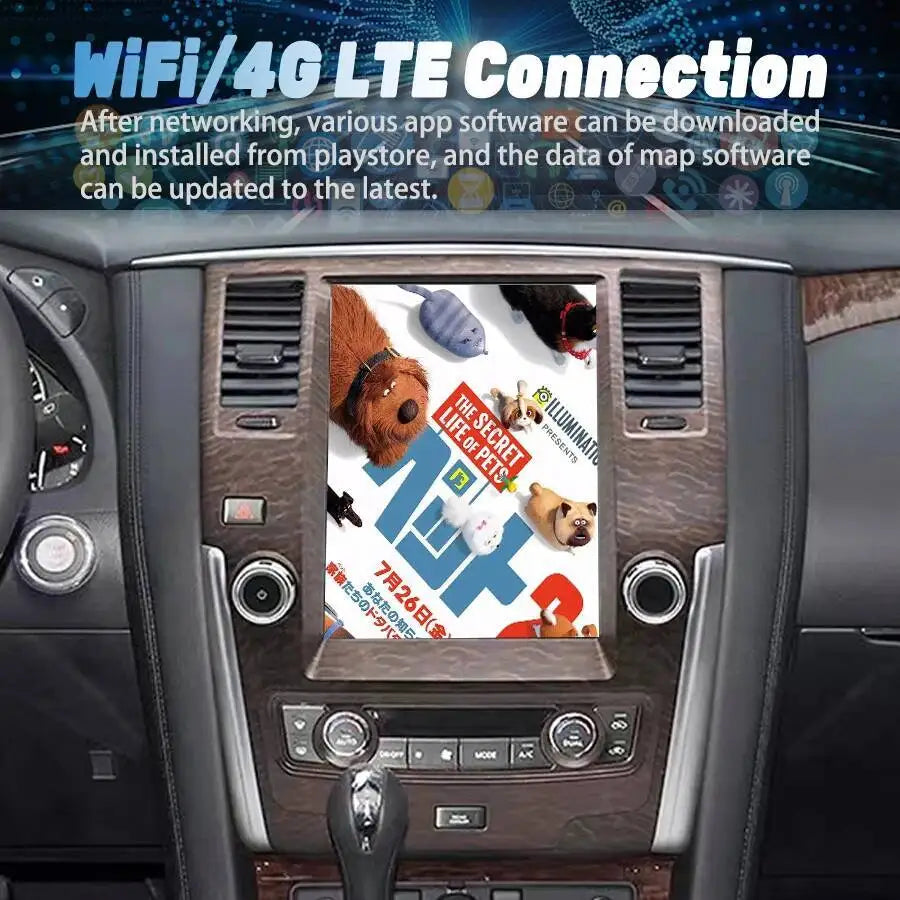 DSP Car Radio For Infiniti Qx80 For Nissan Patrol Y61 Y62 2016 GPS Navi Carplay Android Mu