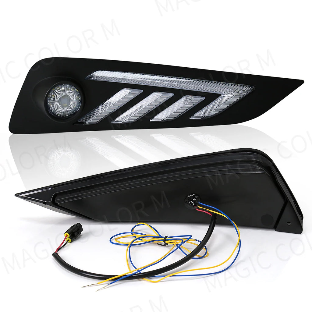 LED Daytime Running Lights For MG MG6 2021 2022 Morris Garages DRL Fog Lamps Turn Signal W | AUTOKITSHOP