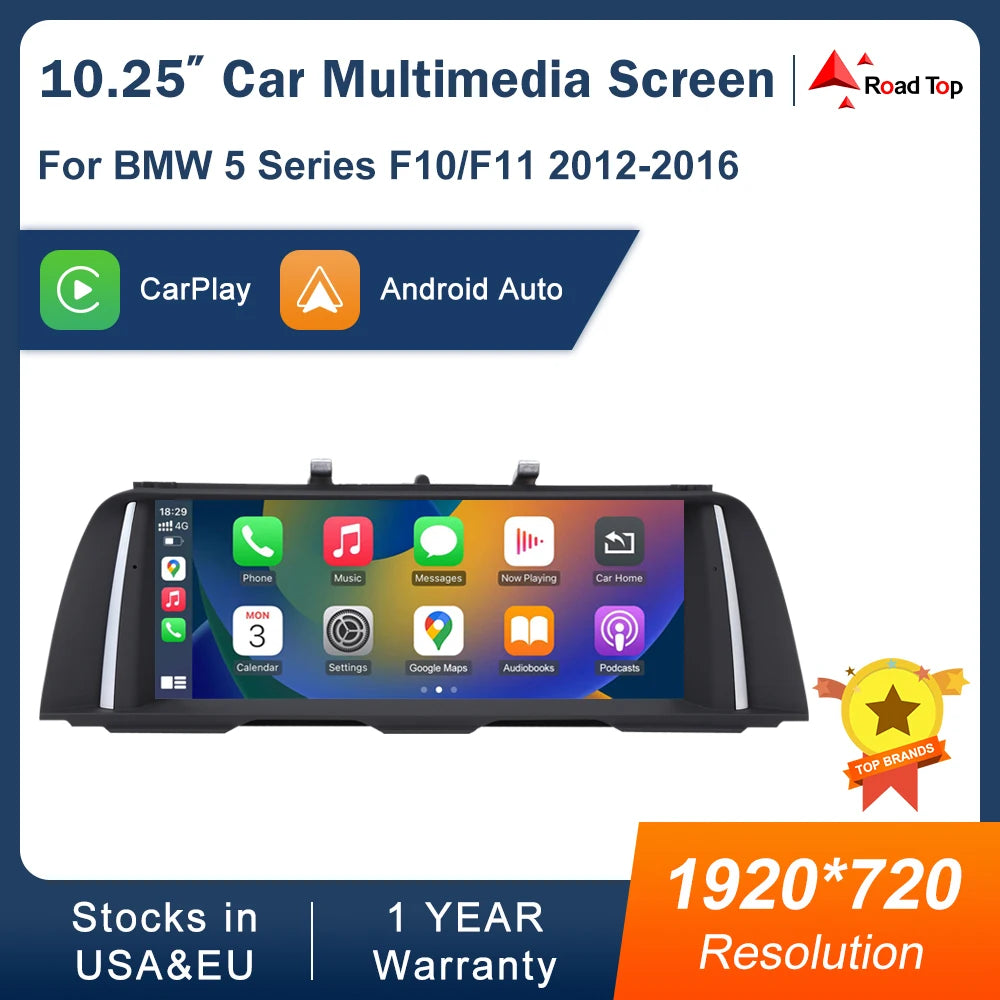 12.3'' 1920*720 Multimedia Display For BMW 5 Series 2012-2016 F10/F11 NBT System Touch Scr | AUTOKITSHOP