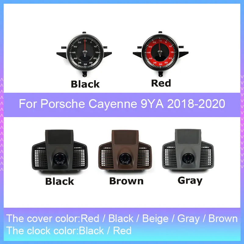 Car Dashboard Stopwatch for Porsche Cayenne 9YA 2018-2021 Sport Chrono Compass Center Cloc