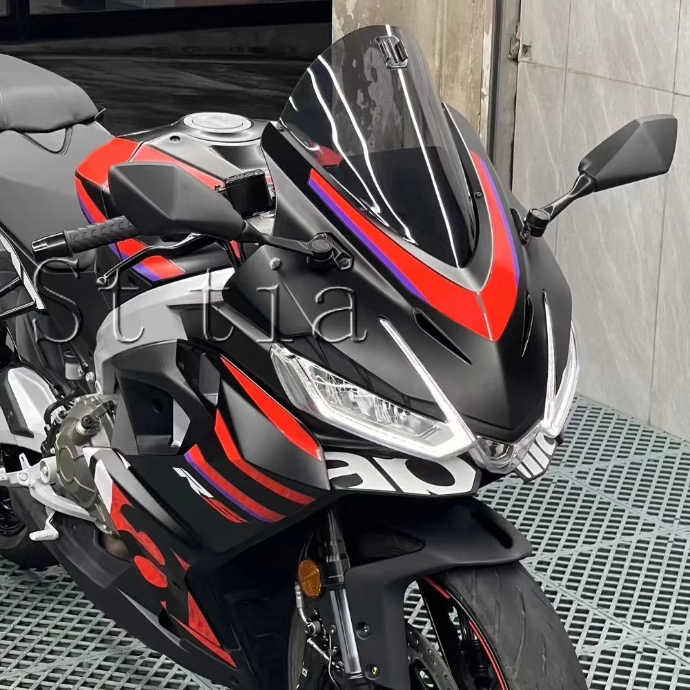 Windshield Fit Aprilia RS457 rs457 RS 457 2024 2025 2026 rs 457 Motorcycle WindScreen Front Wind - Automotive LED Light