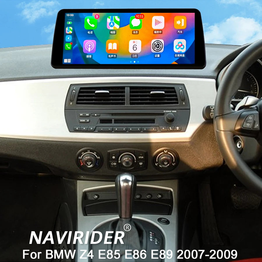Car Radio For BMW Z4 E85 E86 E89 2010-2017 Navirider Android 14 BT LHD RHD DSP 256GB Carpl