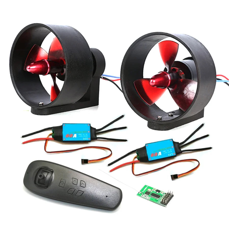 600W Powerful 5kg Thrust Electric Turbine Underwater Thrust CW CCW Propeller for RC Boat B