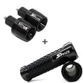 Motorcycle 22mm 7/8" CNC Handlebar Hand Grips Rubber Grip For HONDA SH125 SH125i SH 125 2014 201 - Automotive LED Light