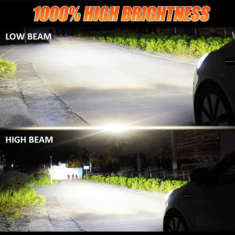 4800W 5500000LM Car LED Headlight H7 LED H4 H1 H8 H11 HB3 HB4 9005 9006 9012 HIR2 6000K Au