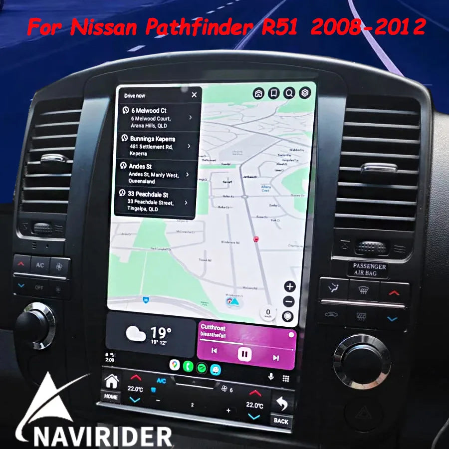13inch Stereo Car Radio For Nissan Pathfinder R51 2008-2012 Android15 Multimedia Player GP | AUTOKITSHOP