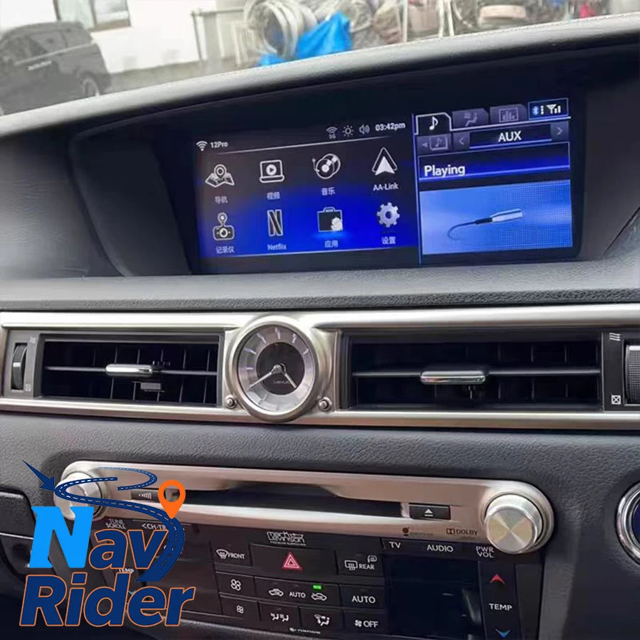 Car GPS Navigation Autoradio Player Audio Stereo Carplay 4G WiFi RHD 12.3" Head Unit For L