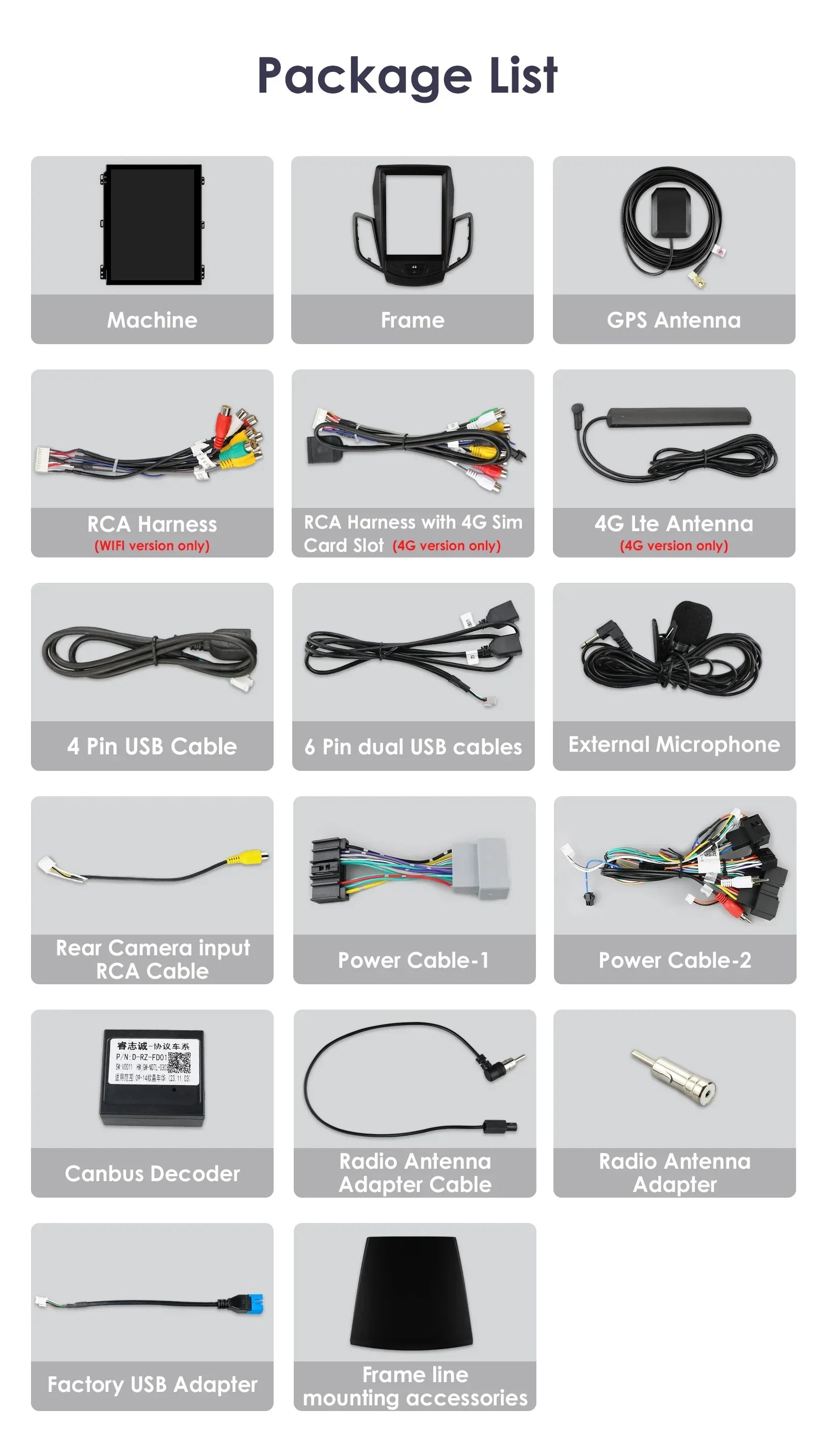 9.7"7862 Android 13 Autoradio For Ford Fiesta 2009-2014 2015 2016 Multimedia player 4G WIF