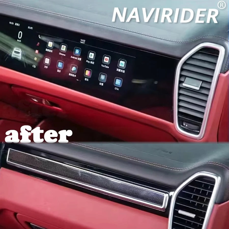 Car Copilot Carplay Android Screen For Porsche Cayenne 2018-2023 GPS Navigation Multimedia | AUTOKITSHOP