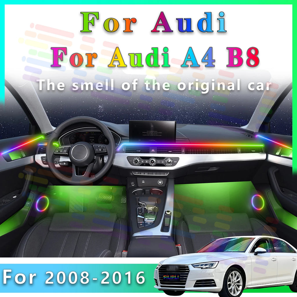 RGB - Ambient Light - for Audi - App Control - Car Interior Lighting | AUTOKITSHOP