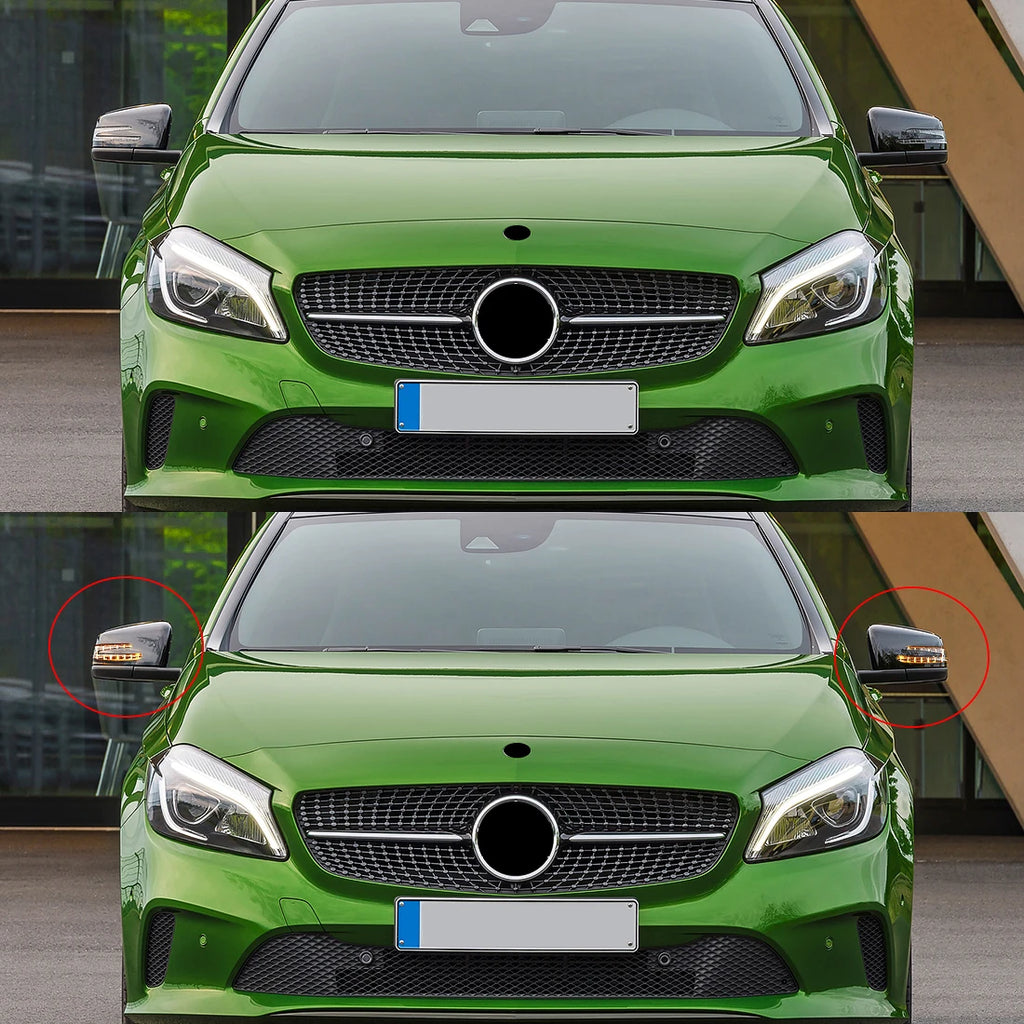 LED Side Rear View Mirror Indicators Turn Signal Lights For Mercedes-Benz W221 W212 W204 W | AUTOKITSHOP