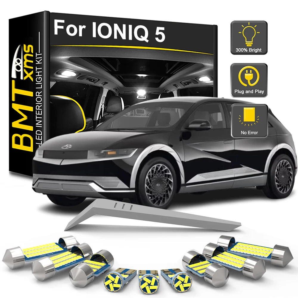 4-Piece LED Interior Light Kit for Hyundai IONIQ 5 - Canbus Error-Free Bulbs | AUTOKITSHOP