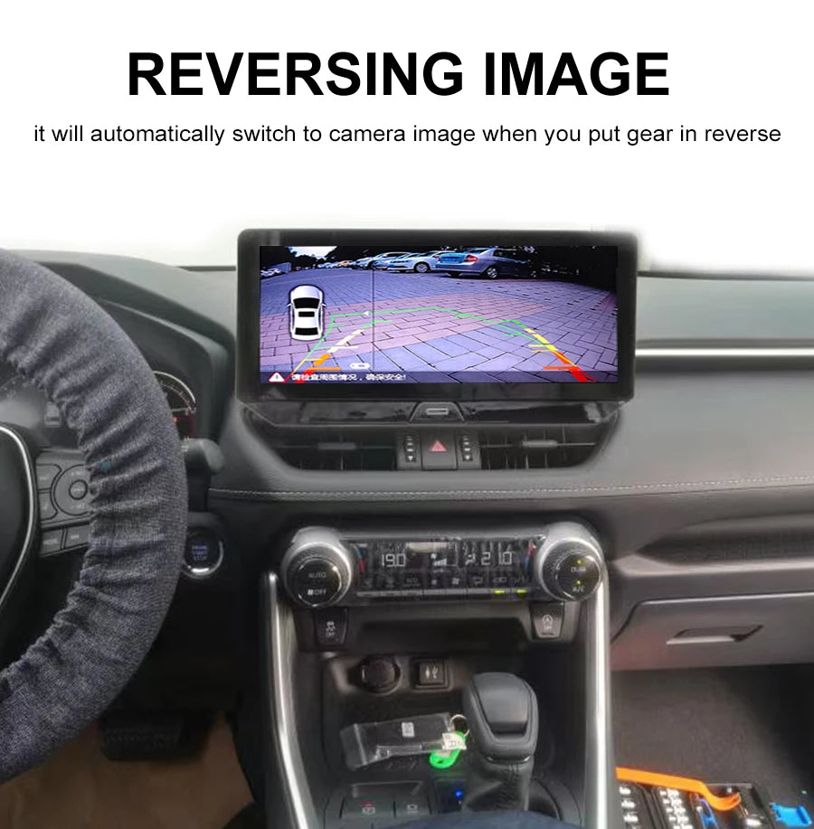 12.3" 8+256GB Android 14 Car Video Player Radio GPS Navigation For Toyota RAV4 2020 2022 A | AUTOKITSHOP