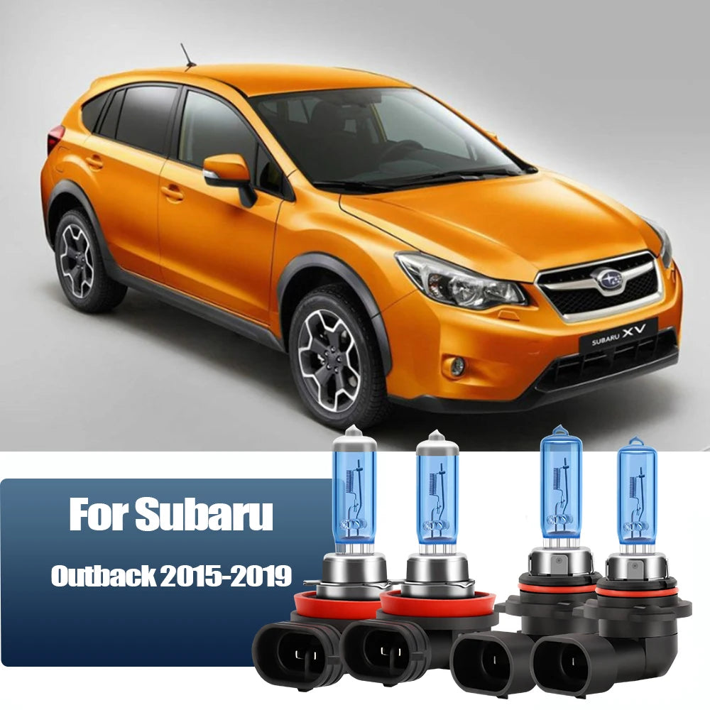Halogen Headlight Bulbs For Subaru Outback 2015 2016 2017 2018 2019 High Beam Low Lights 6
