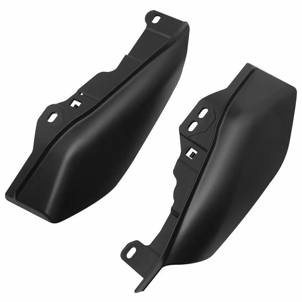 Motorcycle Black/Chrome Mid-Frame Air Heat Deflector Fairing For Harley Touring Electra Glide St - Automotive LED Light
