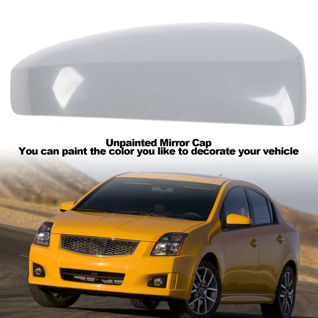 Car Rearview Side Mirror Cap Protective Anti Scratch Easy Installation Primed Door Mirror Cap fo - Automotive LED Light