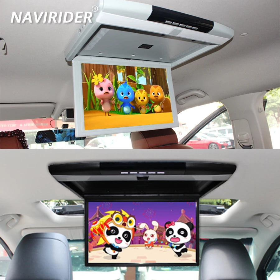 15.6 Inch/17.3 Inch Roof Ceiling Monitor Android 12 Special Multimedia Video Player IPS To