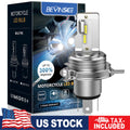 BEVINSEE H4 LED Moto Hi/Lo Beam 9003 H4 Motorcycle LED Headlight Bulb Wireless Non-Polarit