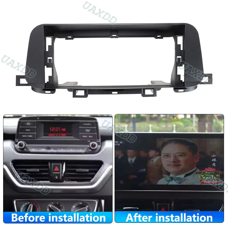For 2018-2019 KIA SPORTAGE 12.3 10.25 inch 2 Din Car radio Android frame Kit panel Center