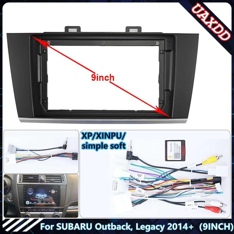 For SUBARU Outback Legacy 2014 9INCh Car Radio Android DVD Stereo Audio Screen Multimedia
