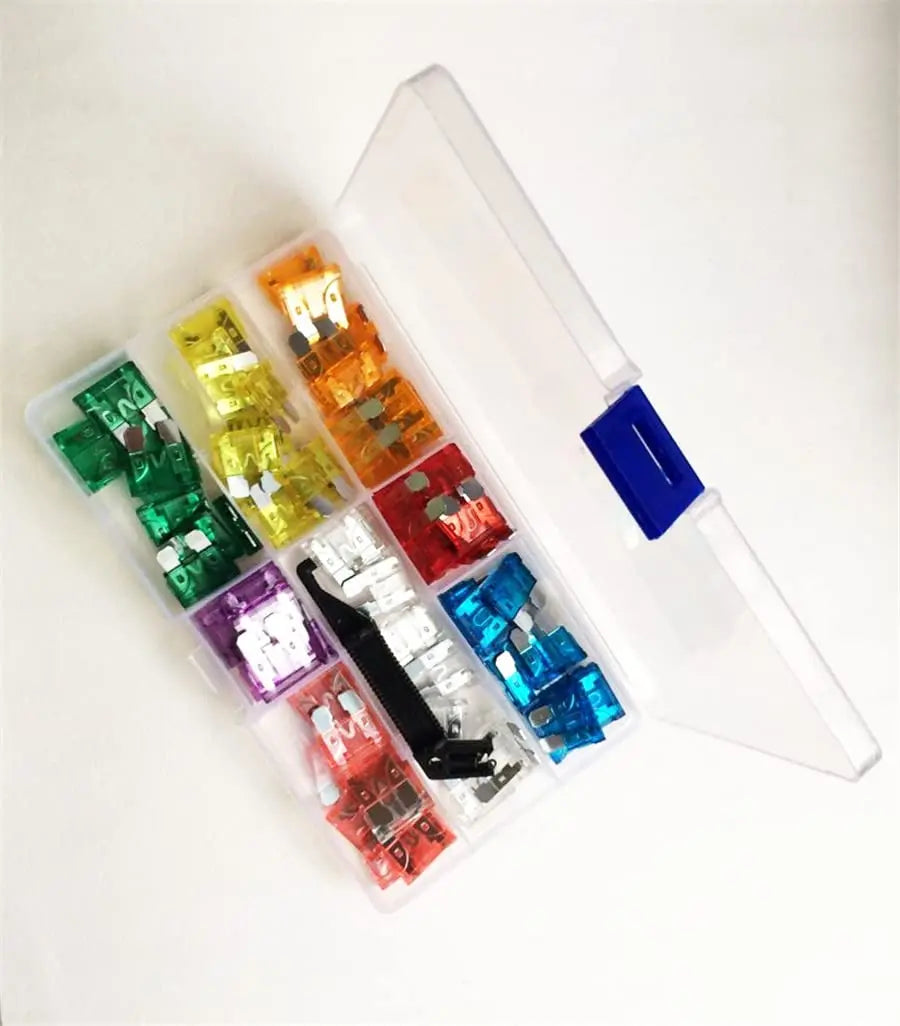 Medium Automotive Car Blade Fuse Assortment Kit 5 10 15 20 25 30 35 40 AMP
