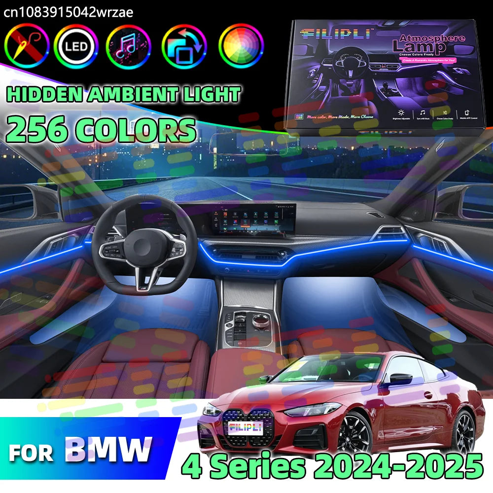 64 RGB - Ambient Light - for BMW G26 G23 G22 - App Control - Car Interior Lighting | AUTOKITSHOP